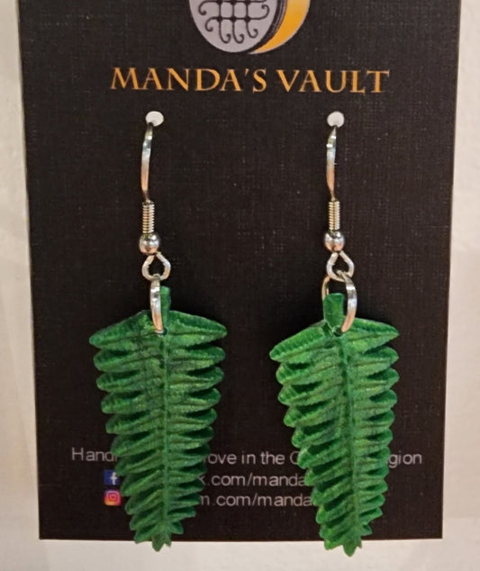 Fern earrings